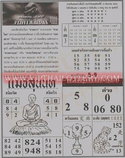 Thailand government lottery First 4pc full paper 16-12-2021 -67