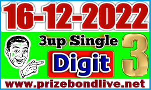 Thailand Lottery Master Trick Down Single Digit Game 16/12/2565