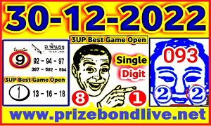 Thailand Lottery Single Digit Best Game Calculation 30-12-2022