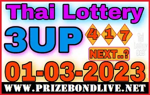 Thai Lottery Sure Lucky Number 100% Winning Digits Tips 01-03-2023