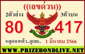 Thailand Lottery Sure Paper 3Up Direct Set Pass 01-03-2566