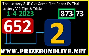 Thai Lottery 3up Cut Game First Paper Vip Tips 01.04.2023