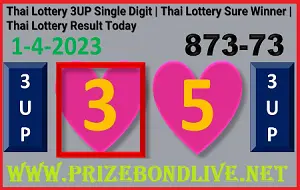 Thai Lottery Sure Winner Single Digit Vip Tips and Tricks 01/04/2023