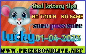 Thailand Lottery Lucky Tips Sure Pass Game 01-04-2023