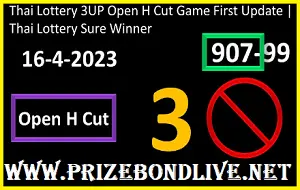 Thai Lottery 3up Open H Cut Game First Update Sure Winner 16-04-2023
