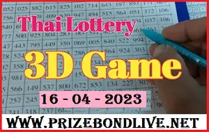 Thai Lottery Single Game 3D Tips Chart Route Possible Set 16 April 2566
