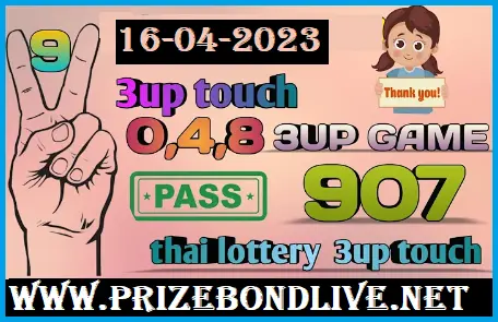 Thai Lotto 3up HTF Single Digit Tass and Touch Vip Formula 16.04.2023