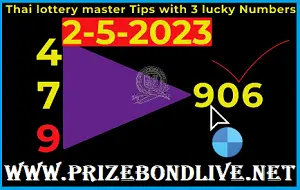 Thai lottery master Tips with 3 lucky Numbers game 02/05/66