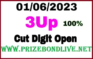 Thai Lottery 3up 1000% Cut Digit Open 01-06-2023 - 3D Direct Formula