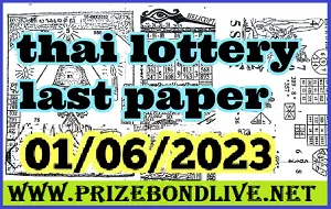 Thai Lottery Last Paper Magazine Tips 1st June 2023