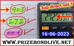 Thailand Lottery 3up Direct Set Pass Non Miss Formula 16.06.2023