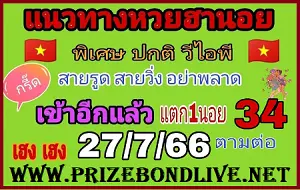 Thailand Lottery 99.99% Win Tips Final Cut Pair 31 July 66