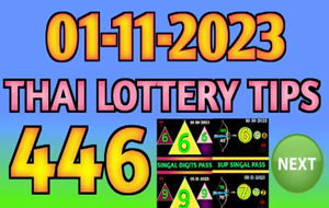 Thai Lottery Down Non-Missed Total Hit Sure Number 01/11/2023