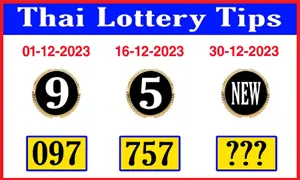 Thai Lottery Single Digit Vip Master Result 30 December 2023