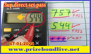GLO Thai lottery 3up Direct Set Pass 17th January 2024