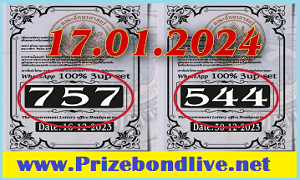 Thailand Lottery Total Sure Touch Winning Numbers 17-01-2024